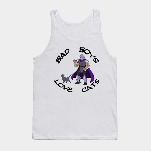 Bad Boys Love Cats #3 Tank Top by BradyRain